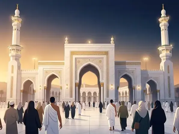 Mekke'ye varış ve Mescid-i Haram'a giriş