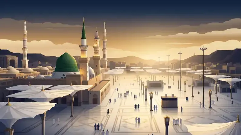 Mescid-i Nebevî'ye giriş ve namaz